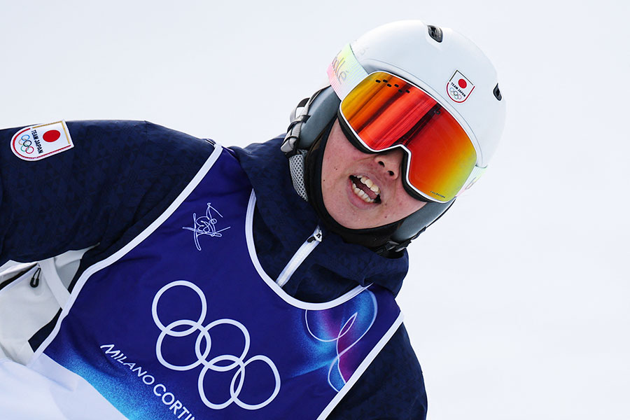 フリースタイルスキー女子モーグルで4位だった冨高日向子【写真：ロイター】