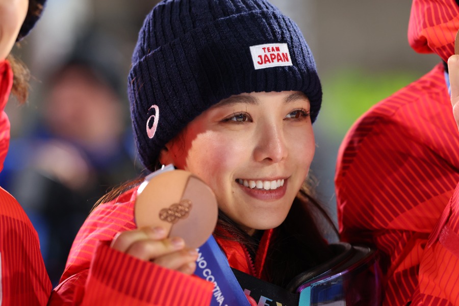 スキージャンプ女子の高梨沙羅【写真：長田洋平/アフロスポーツ】