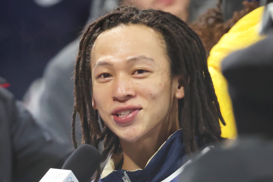 スノーボード男子ハーフパイプ予選に出場した平野歩夢【写真：森田直樹/アフロスポーツ】