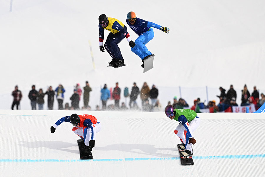 男子スノーボードクロスの中継の解説に大きな反響があった【写真：ロイター】