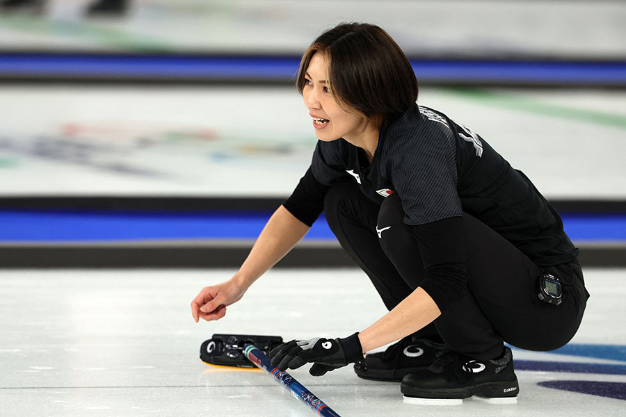 スキップの吉村紗也香【写真：ロイター】