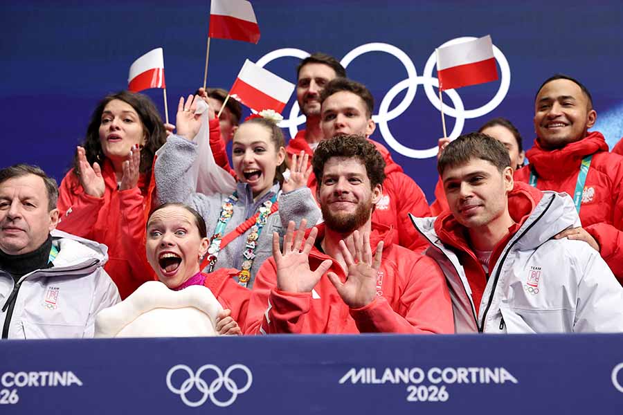 フィギュアスケート団体に出場したポーランド【写真:ロイター】