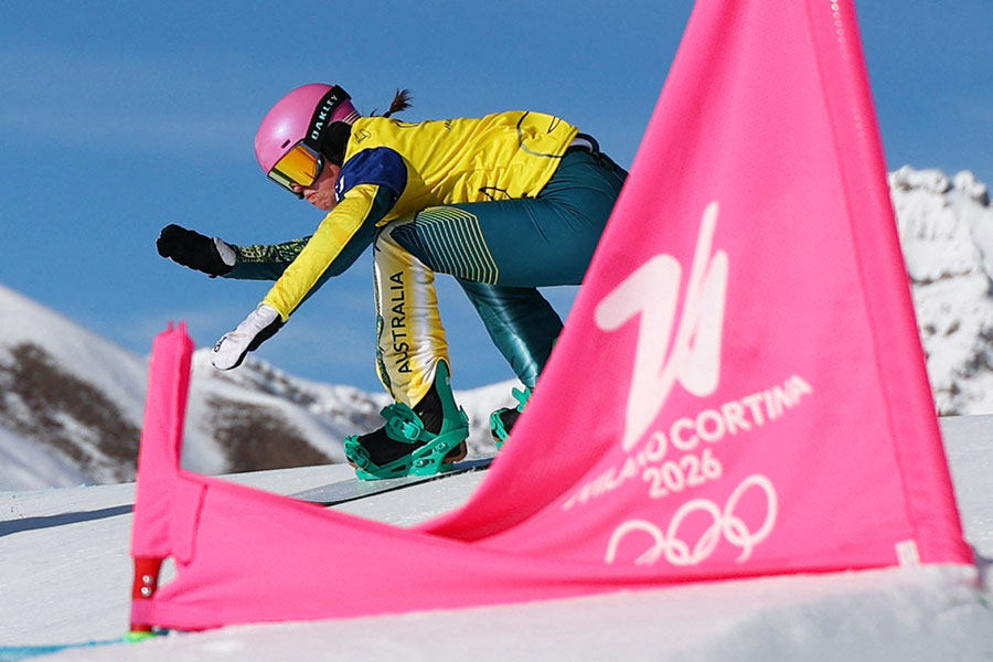 スノーボードクロス決勝トーナメントの中継で微笑ましいやりとりがあった(画像はイメージ)【写真:ロイター】