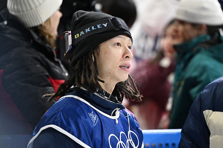 男子ハーフパイプ決勝に出場した平野歩夢【写真：松尾/アフロスポーツ】