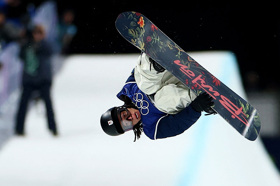 男子ハーフパイプ決勝に出場した平野歩夢【写真：ロイター】