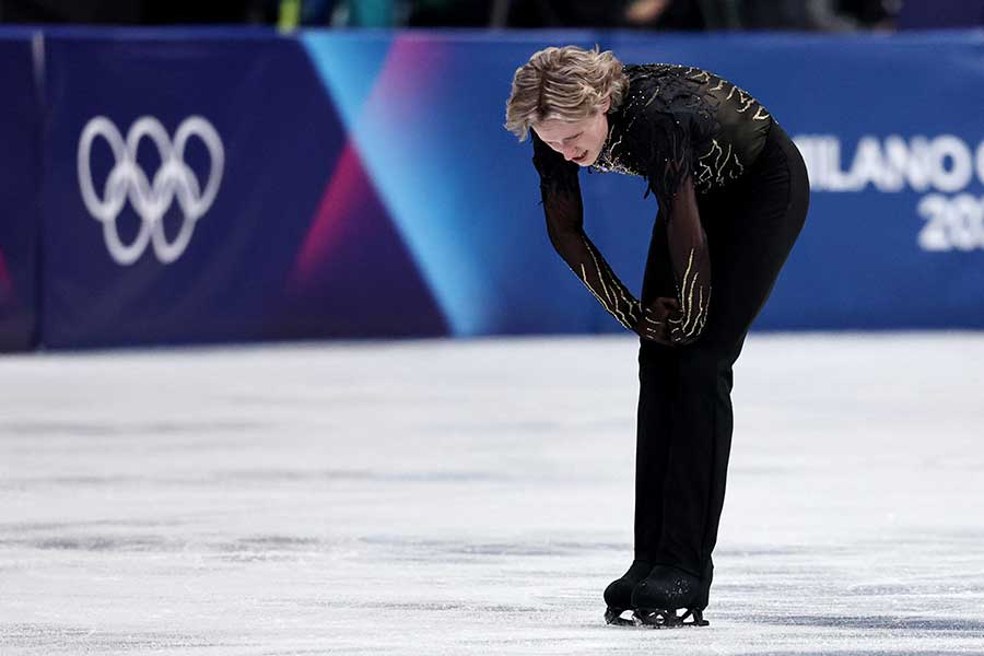 フィギュア男子フリーに出場した米国のイリア・マリニン【写真:ロイター】