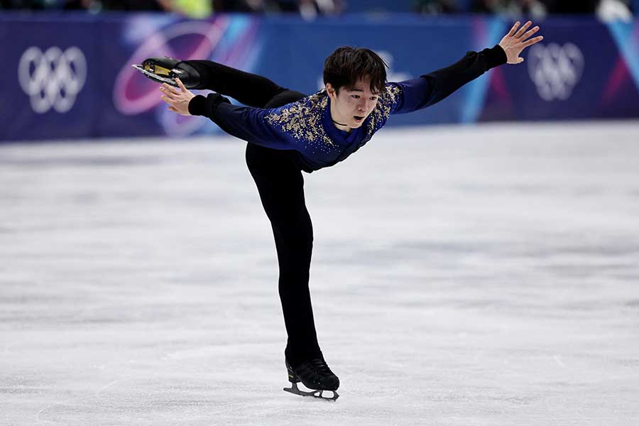 フィギュア男子で銀メダルを獲得した鍵山優真【写真：ロイター】