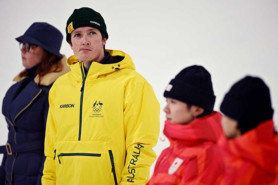 銀メダルとなったスコッティ・ジェームズ(左)【写真:ロイター】