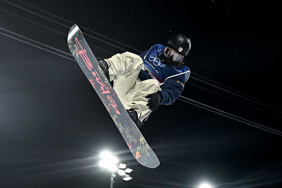 スノーボード男子ハーフパイプに出場した平野歩夢【写真:ロイター】