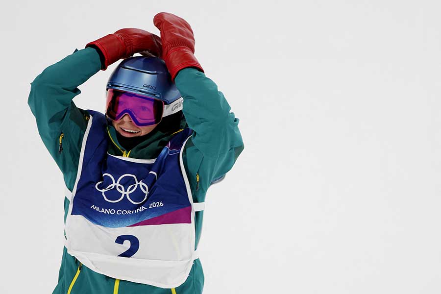 スノーボード男子ハーフパイプで銀メダルを獲得したスコッティ・ジェームズ【写真：ロイター】