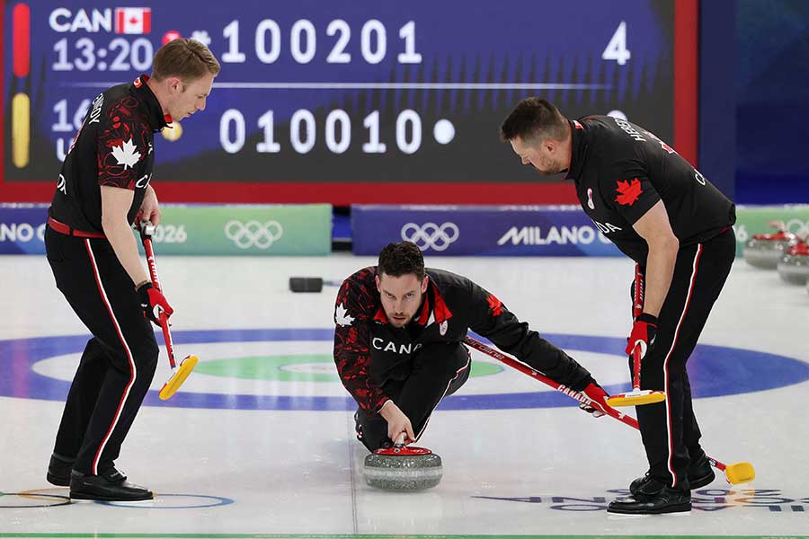男子カーリング・カナダ代表【写真:ロイター】