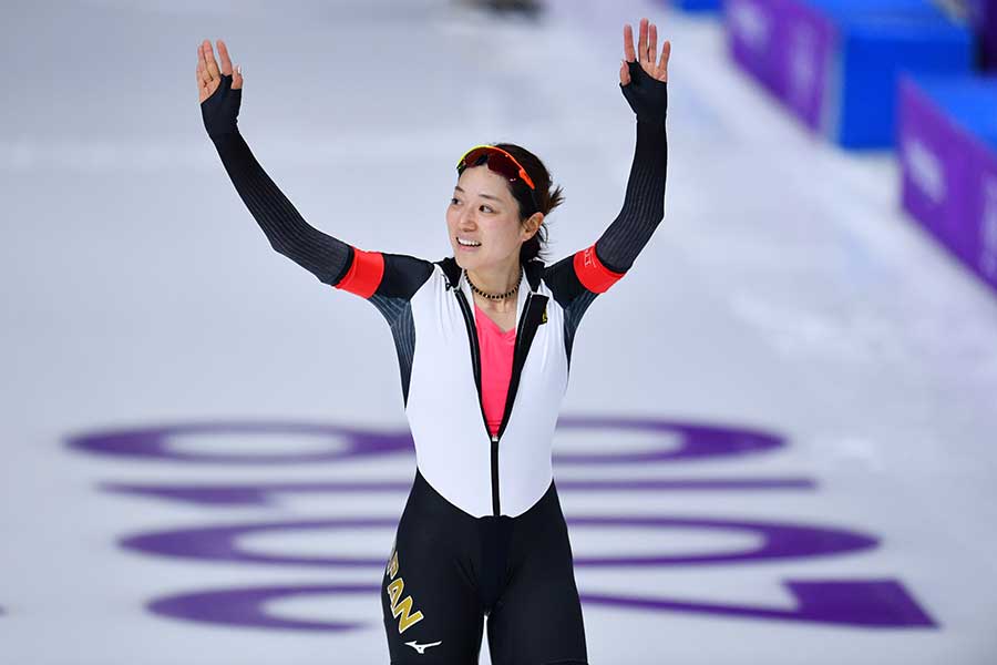 現役時代の菊池彩花さん（写真は2018年撮影）【写真：松尾/アフロスポーツ】
