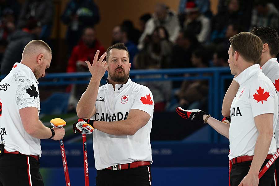 男子カーリング・カナダ代表【写真：ロイター】