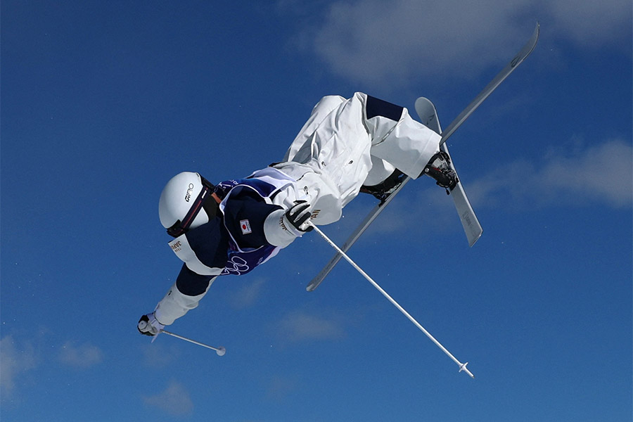 フリースタイルスキー男子デュアルモーグルに出場した堀島行真【写真：ロイター】