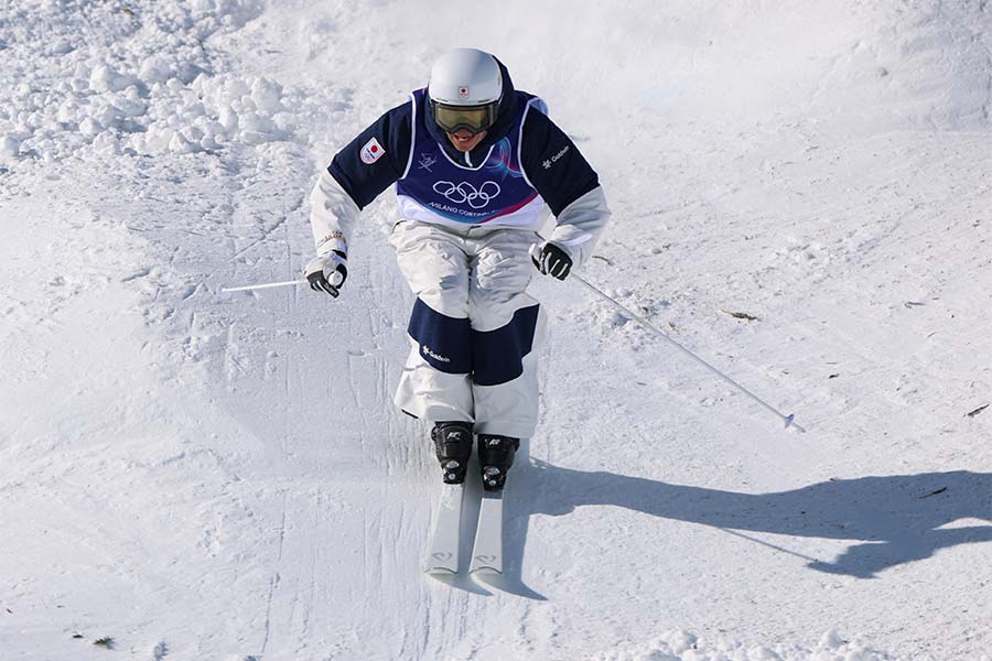 フリースタイルスキー男子デュアルモーグルに出場した堀島行真【写真:ロイター】