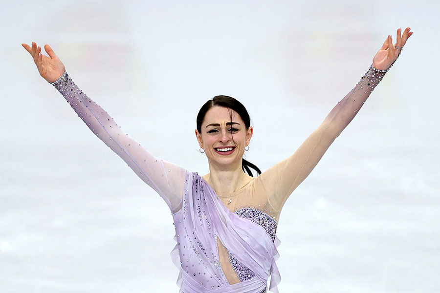 ルーマニア代表のユリア・ザウター【写真：ロイター】