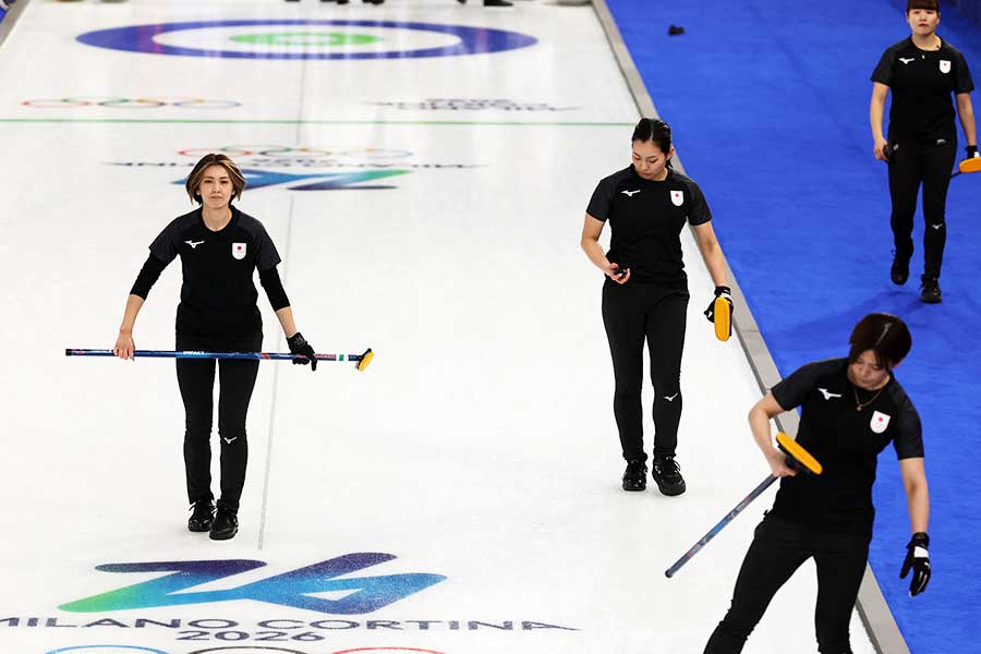 女子1次リーグで韓国と対戦した日本代表フォルティウス【写真：ロイター】