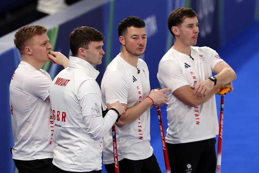 カーリングのイギリス代表【写真：ロイター】