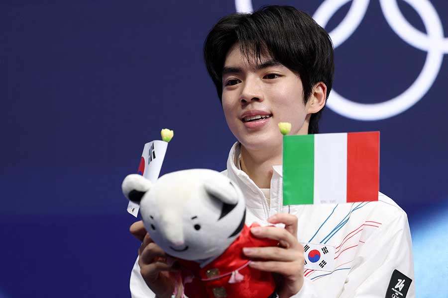 フィギュアスケート男子シングルに出場した韓国のチャ・ジュンファン【写真：ロイター】