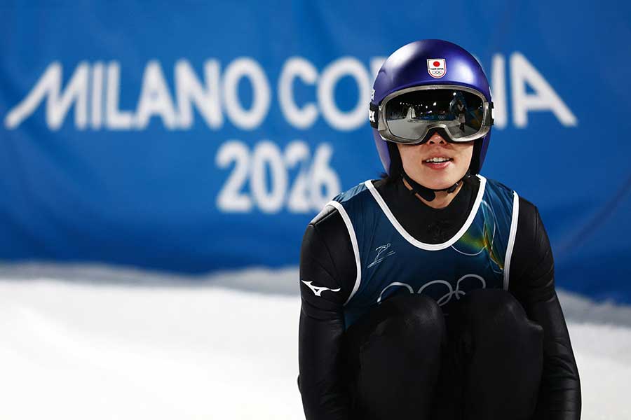 ジャンプ男子スーパー団体に出場した小林陵侑【写真：ロイター】