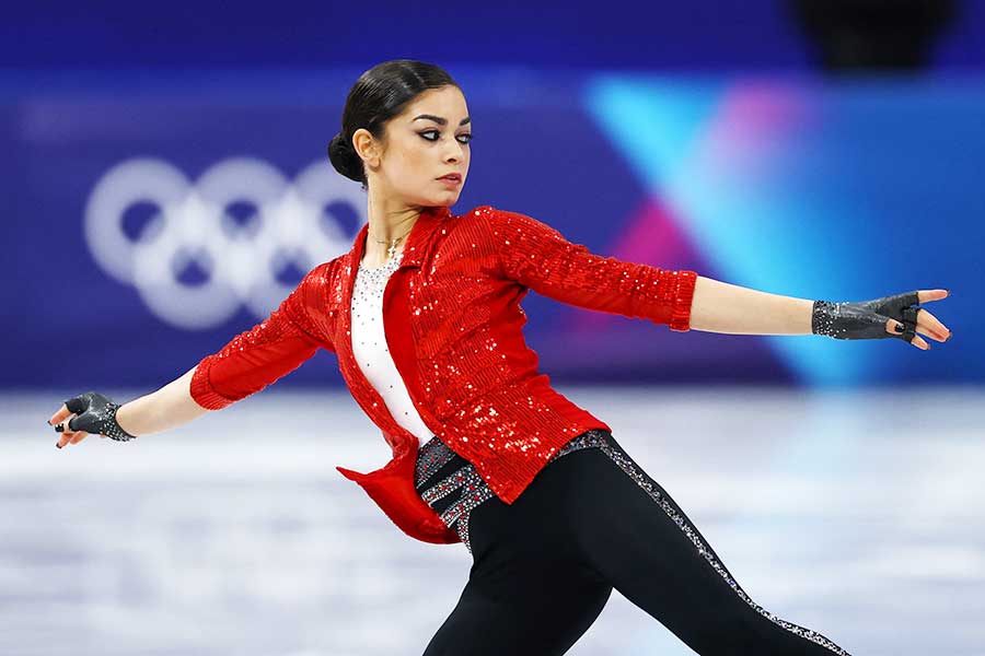 女子SPで好演技を披露したアデリア・ペトロシアン【写真:ロイター】