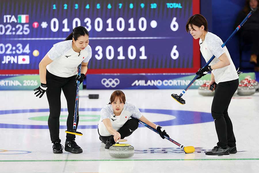 イタリアに6-8で敗れた日本代表・フォルティウス【写真:ロイター】