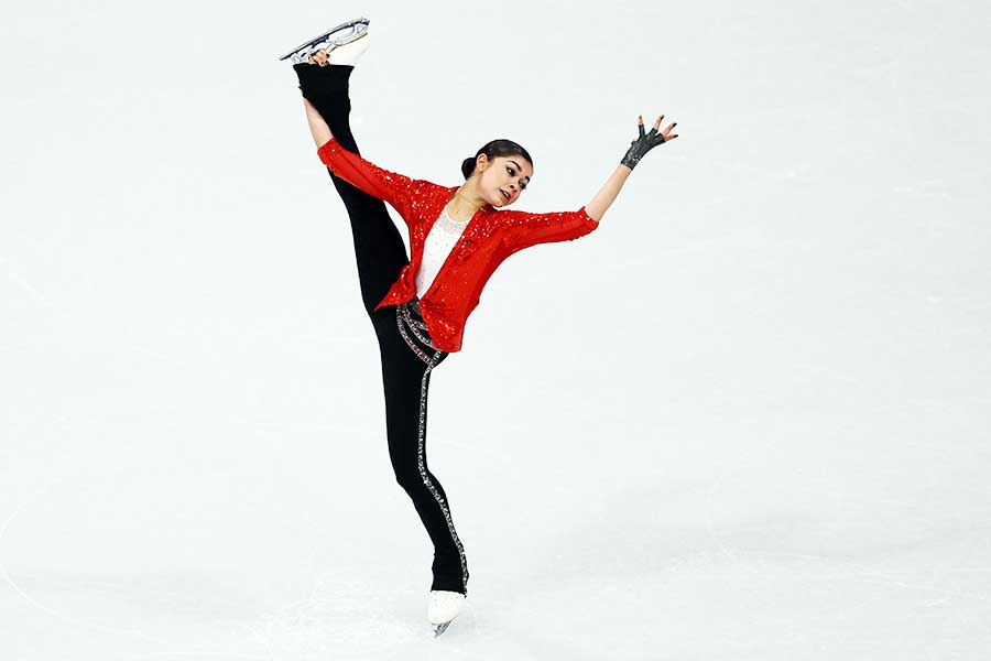 女子SPで好演技を披露したアデリア・ペトロシアン【写真：ロイター】