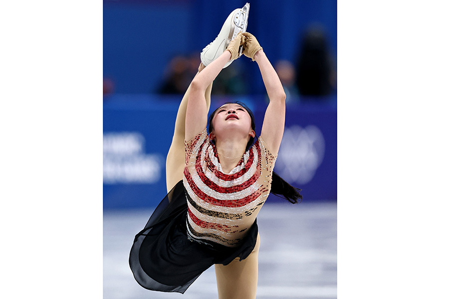 女子SPで好演技を披露した17歳の中井亜美【写真：ロイター】