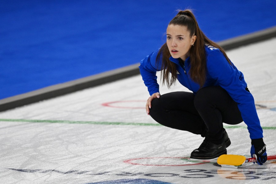 カーリング・イタリア女子代表のステファニア・コンスタンティーニ【写真：ロイター】