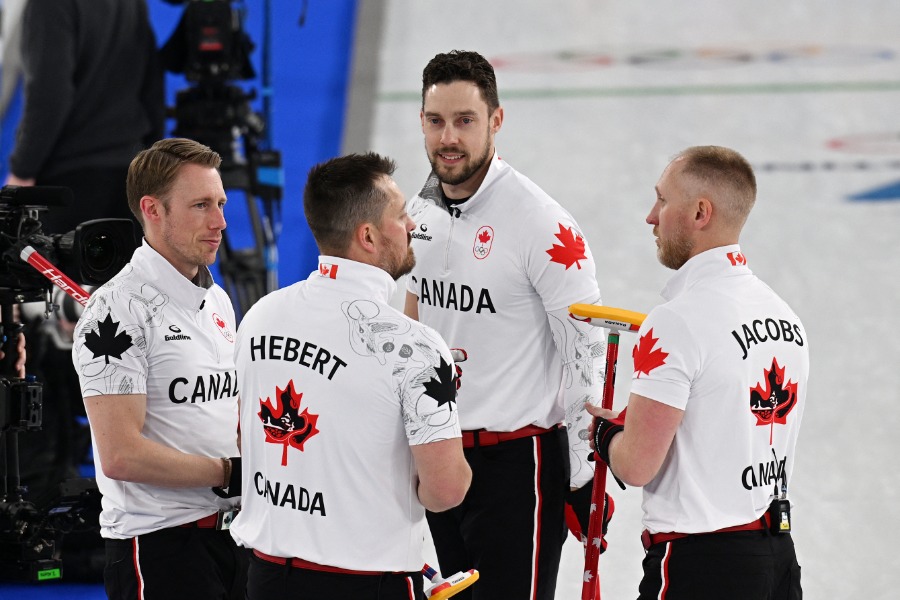 カーリング男子カナダ代表【写真：ロイター】