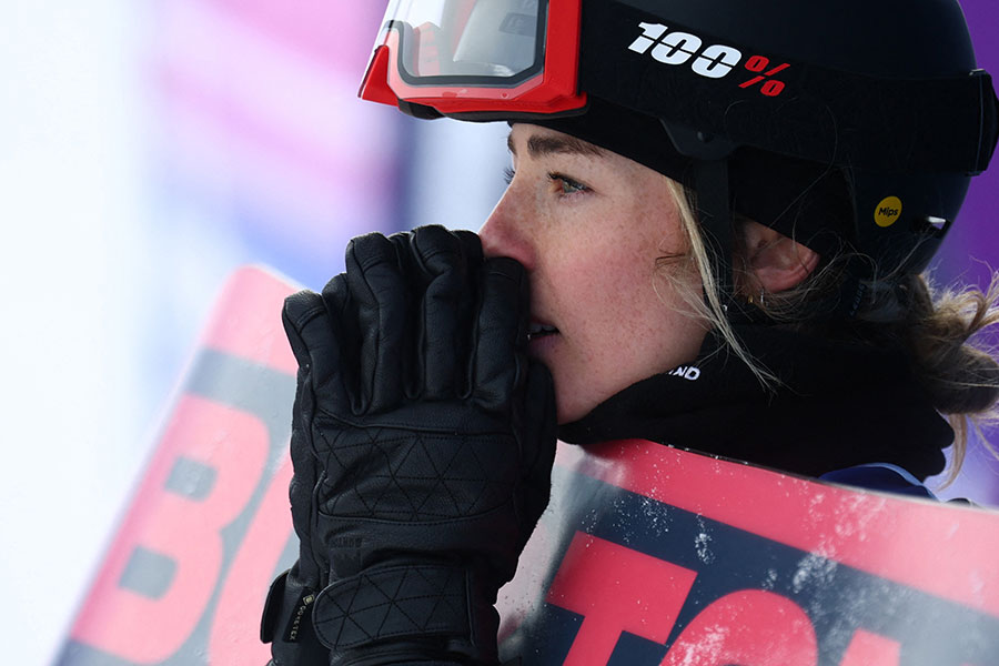 銀メダルを獲得したゾイ・サドフスキシノット【写真：ロイター】