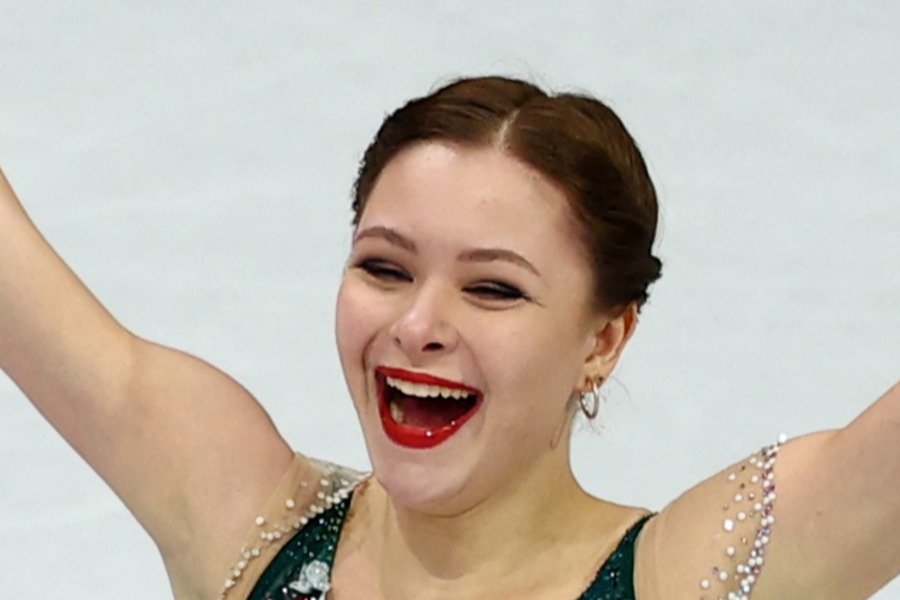 女子SPに出場したソフィア・サモデルキナ【写真:ロイター】