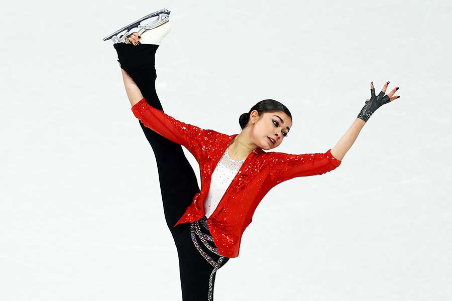 女子SPに登場したアデリア・ペトロシアン【写真:ロイター】