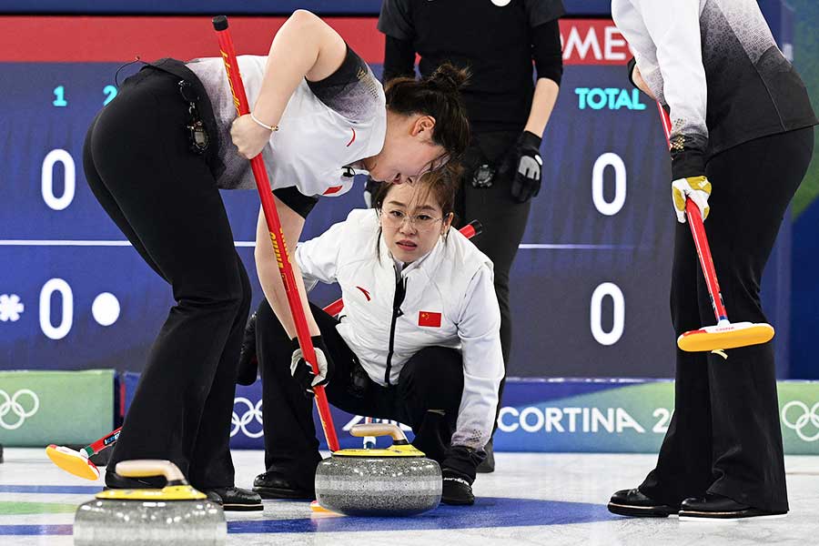 日本戦に出場した中国代表のワン・ルイ【写真:ロイター】