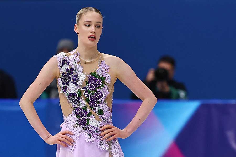 女子FPに出場したキミー・レポンド【写真:ロイター】