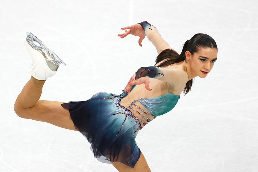 フィギュアスケート女子フリーに出場したララナキ・グットマン【写真:ロイター】