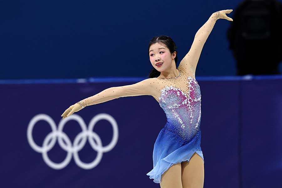 銅メダルを獲得した中井亜美【写真:ロイター】