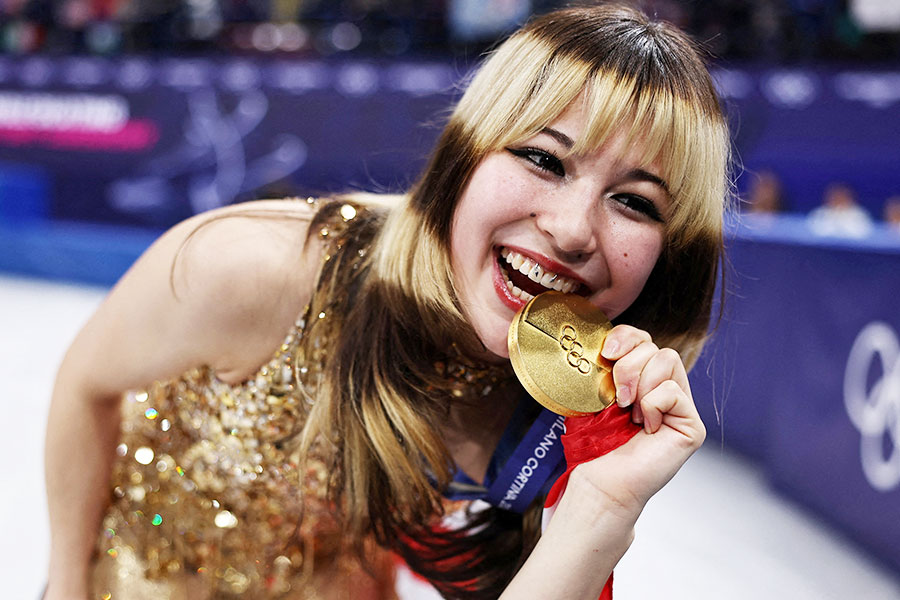 金メダルを獲得したアリサ・リウ【写真:ロイター】