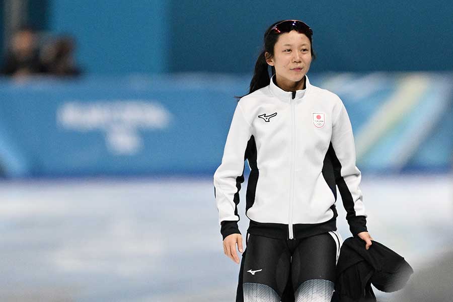 1500mのレースを終えて柔らかい表情を見せた高木美帆【写真：松尾/アフロスポーツ】