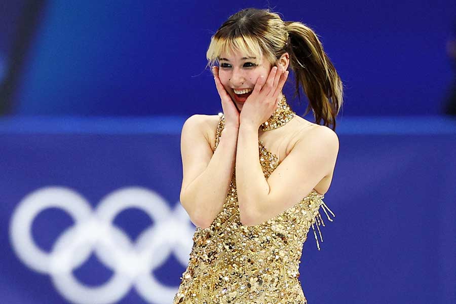 金メダルを獲得したアリサ・リウ【写真：ロイター】