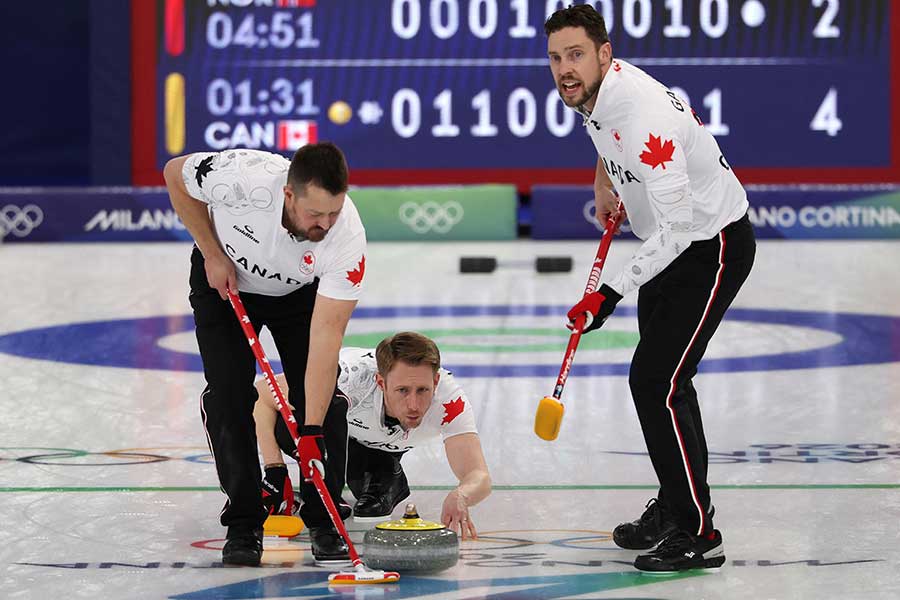 カーリング男子カナダ代表【写真:ロイター】