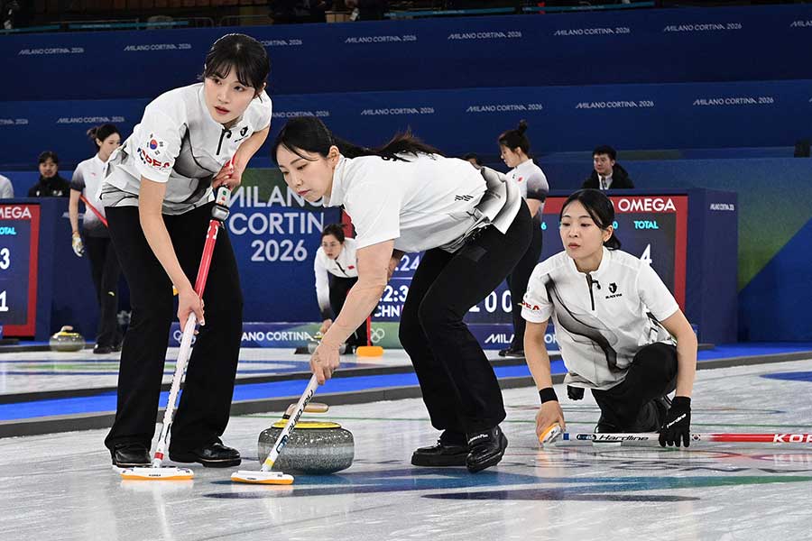 カーリング韓国代表【写真：ロイター】