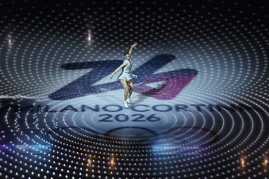 ゲストスケーター、コストナーさんの演技後に超大物がカメラに抜かれた【写真：ロイター】