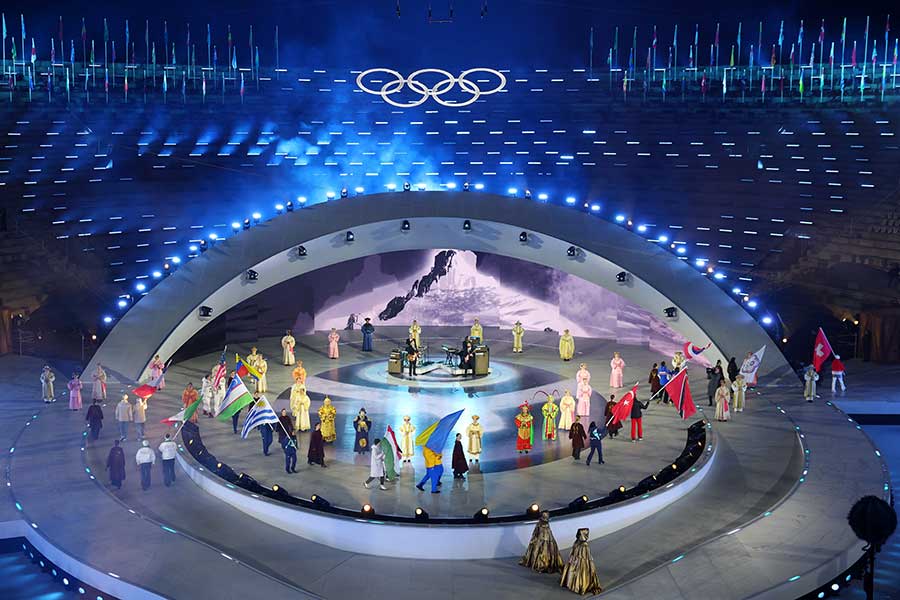 ミラノ・コルティナ五輪の閉会式が行われた【写真：ロイター】