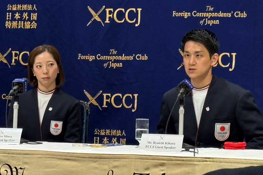 ミラノ・コルティナ五輪のフィギュアスケート・ペアで金メダルを獲得した三浦璃来・木原龍一組【写真:編集部】