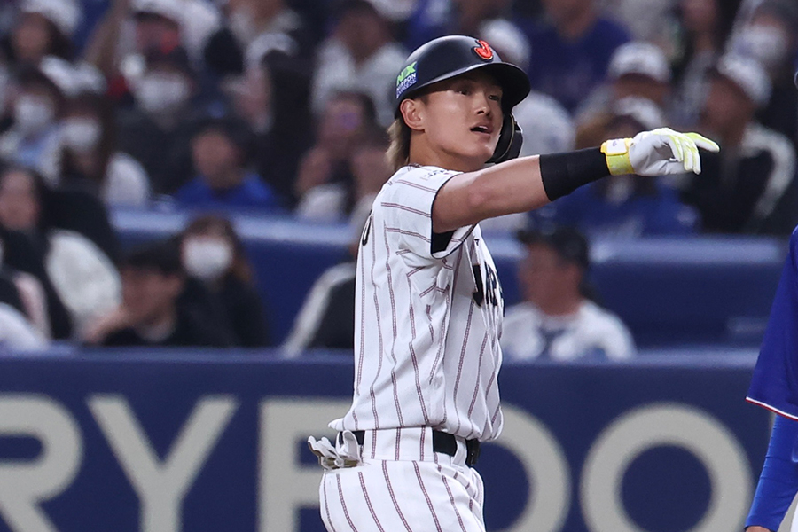 7回にタイムリーを放った山本大斗【写真：加治屋友輝】