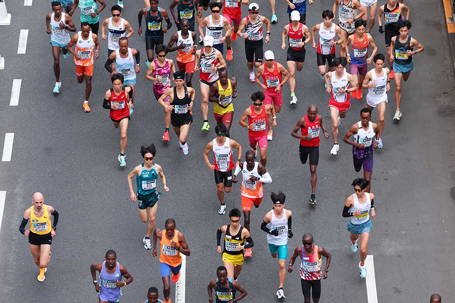 東京マラソンのペースメーカーが話題（画像は昨年のもの）【写真：長田洋平/アフロスポーツ】