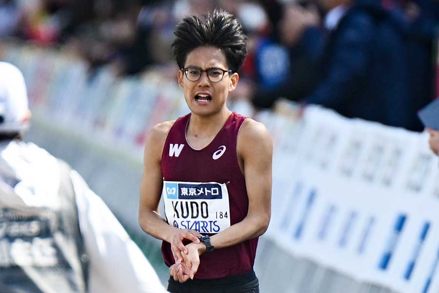 東京マラソンに出場した工藤慎作【写真:中戸川知世】
