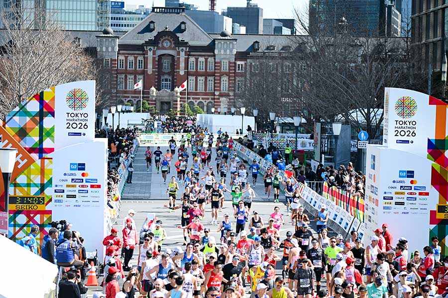 東京マラソン、ペースメーカーに波紋【写真：中戸川知世】