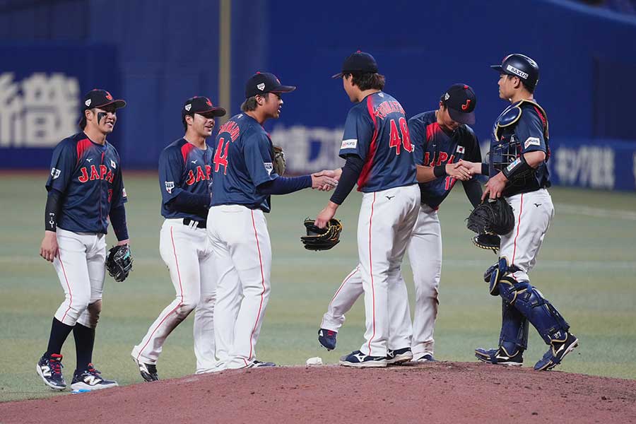 侍ジャパン【写真:小林靖】